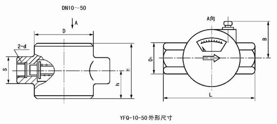 YXQ型油流发讯器(0.4MPa)(图2)
