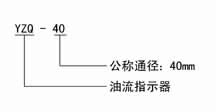 YZQ型油流指示器(0.4MPa)(图2)