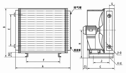 FL型空气冷却器(1.6MPa)(图2)