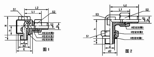 锥密封焊接式铰接管接头(图1)