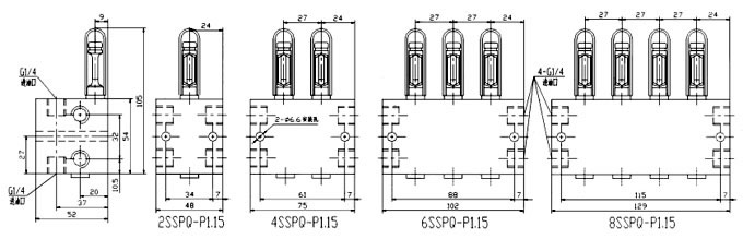 SSPQ-P1.15系列双线分配器(图2)
