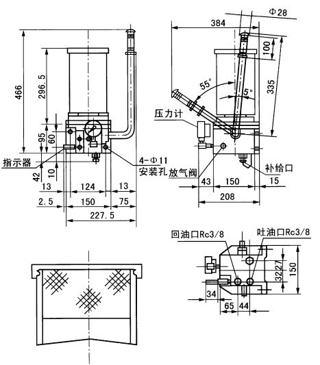 KMPS系列单线手动润滑泵(图4)
