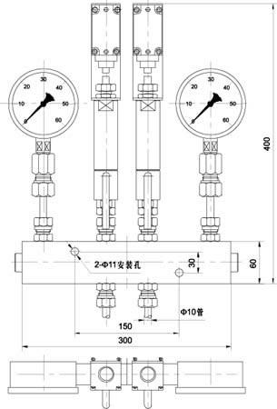 YKQ-SB型终端式压力控制器(图2)